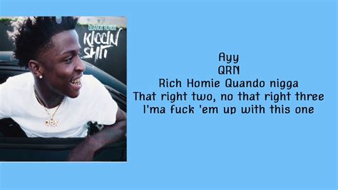 Quando Rondo – Kiccin Shit Lyrics 